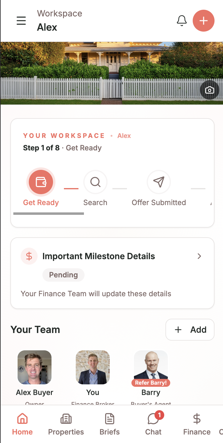 Marketli mobile view